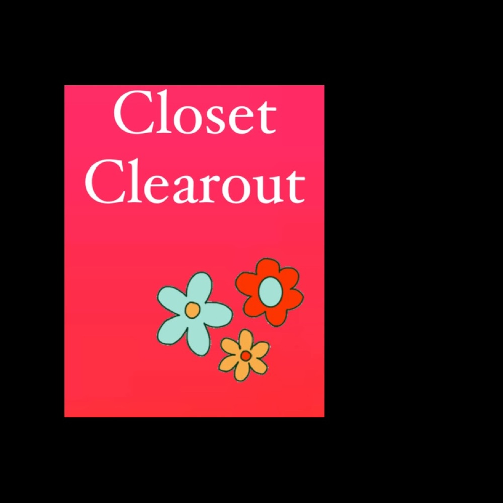 Selling all my clothes, belts, and paintings